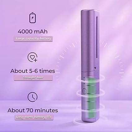 Wireless Hair Styling Comb Magic – Versatile Electric Mini Straightener