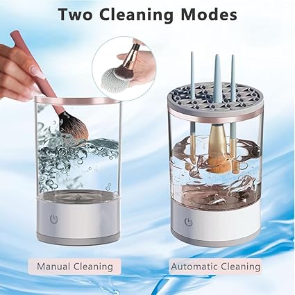 Electric Makeup Brush Cleaner for All Size Beauty Makeup Brushes,Auto-Rotating Brush Cleaner Deep Cleaning