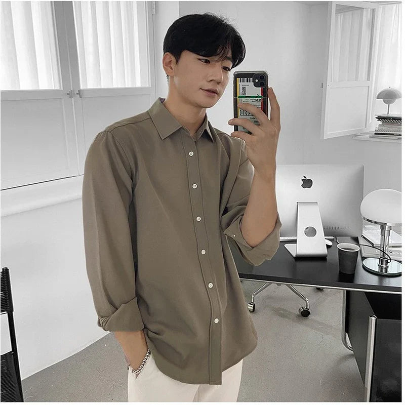 Korean Style Full Closure Shirt